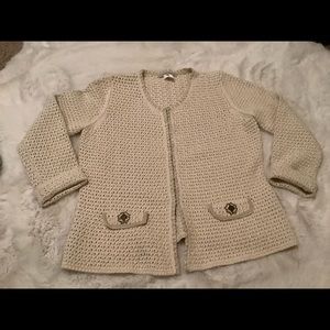 NWOT GERARD DAREL SWEATER JACKET SZ MEDIUM